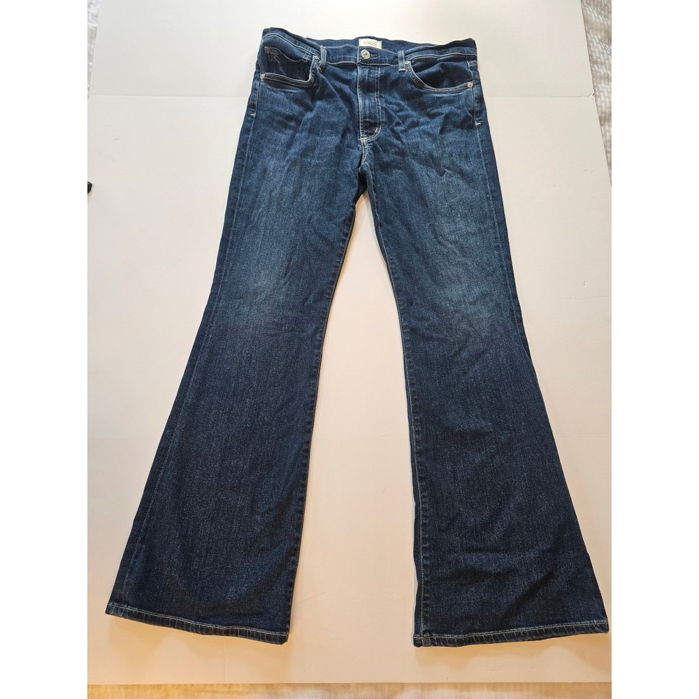 Citizens of Humanity Emannuelle Jeans 30 High Rise Flare Blue Denim